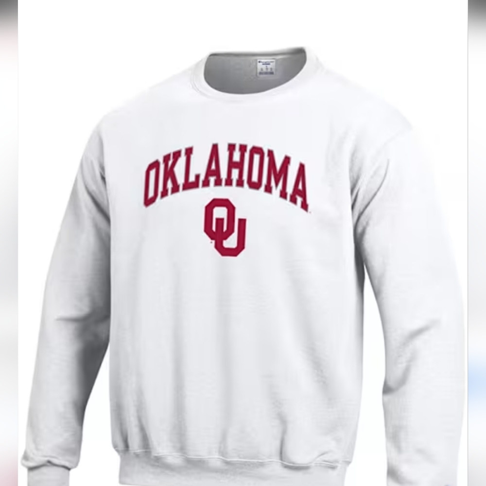 Oklahoma White Sweatshirt